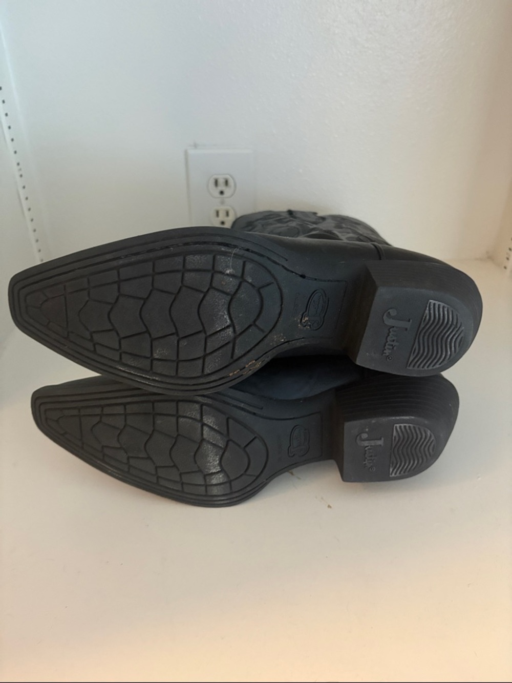Women’s Black Western Cowboy Boots - Picture 3 of 5